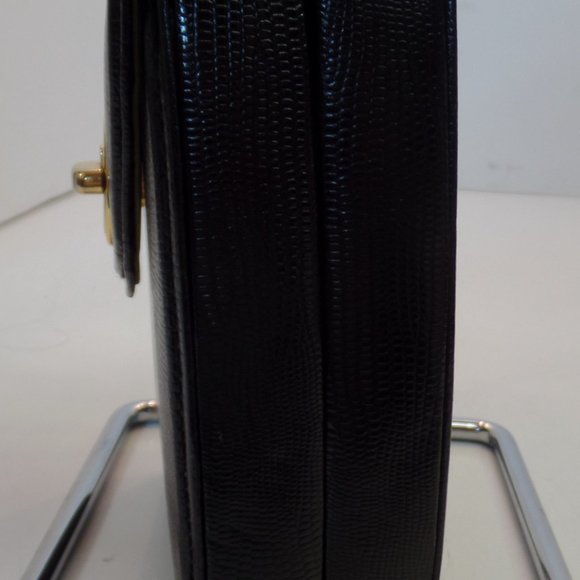 Unbranded Black Patterned Purse Look Traveling Jewelry Case Many Compartments - Picture 3 of 10